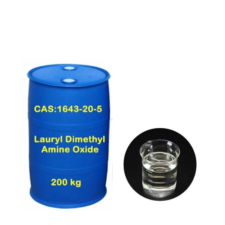 Lauramine 0xide 30% Clear Liquid For Detergent CAS 1643-20-5
