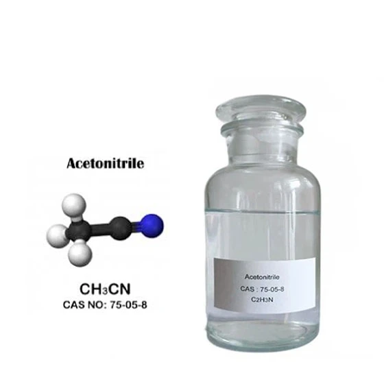 Cecair Acetonitrile ACN CAS 75-05-8 Pelarut Ketulenan Tinggi